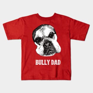 Bullmastiff Dad Kids T-Shirt